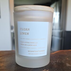 Scentsational Clean Linen Scented Candle